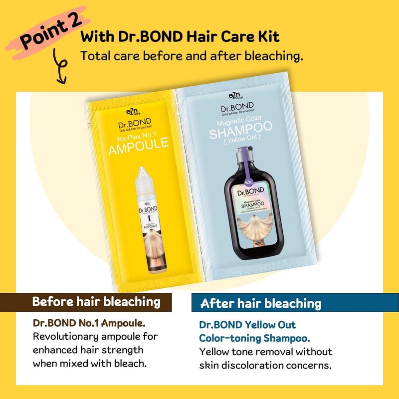 EZN Super Rich Cream Hair Bleach (4.8oz), Permanent Hair Color with Marula Seed Oil, High-Lifting Formula, Minimal Damage, Enriched with Jojoba Seed and Argan Kernel - Image 5